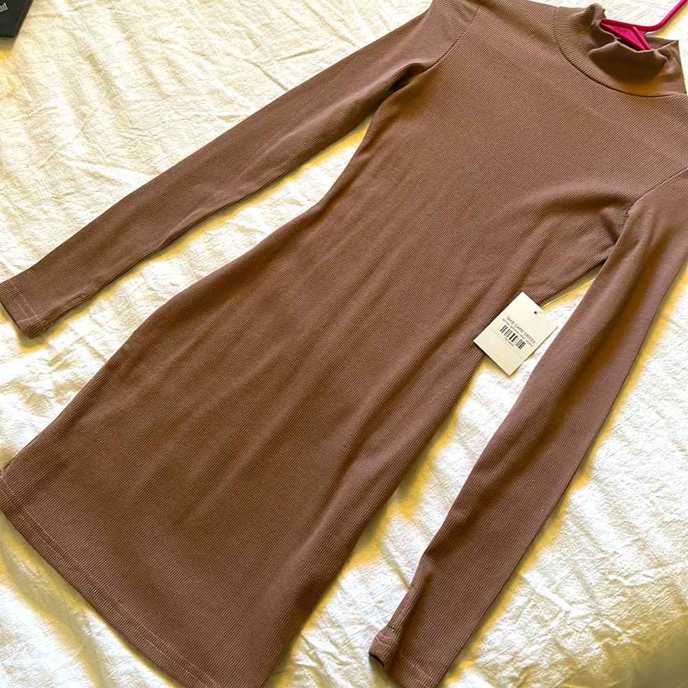 Brand new long sleeve turtleneck dress